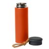 Термос вакуумный STRIPE, 450 мл, оранжевый, черный