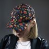Образец бейсболка CUSTOM MERCH, 5 клиньев, застёжка на липучке, черный
