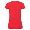 Футболка "Lady-Fit V-Neck T", красный_M, 95% х/б, 5% эластан, 210 г/м2, красный