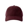 Бейсболка CREEP-S, 6 клиньев, металлическая застежка, бордовый