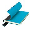 Набор подарочный DESKTOP: кружка, ежедневник, ручка,  стружка, коробка, черный/голубой, черный, голубой