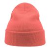 Шапка вязаная  двойная Wind-S, коралловый