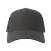 Бейсболка RAPPER COTTON-S, 5 клиньев, пластиковая застёжка, темно-серый, черный