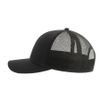 Бейсболка BRYCE, 6 клиньев, пластиковая застежка, переработанный полиэстер, черный
