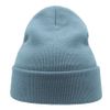 Шапка вязаная  двойная Wind-S, светло-голубой