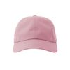 Бейсболка DAD HAT-S, 6 клиньев, металлическая застежка, розовый