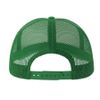 Бейсболка RAPPER-S, 5 клиньев, пластиковая застёжка, белый, зеленый