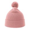 Шапка вязаная детская с помпоном KID WIND-S, розовый