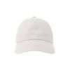 Бейсболка DAD HAT-S, 5 клиньев, металлическая застежка, белый