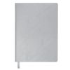Бизнес-блокнот LADY, формат А5, серый, блок в клетку