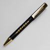 Ручка шариковая GLOSSY GOLD, черный, золотистый