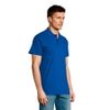 Рубашка поло мужская SUMMER II, ярко-синий, 2XL, 100% хлопок, 170 г/м2, синий
