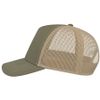 Бейсболка RAPPER CANVAS-S, 5 клиньев, пластиковая застёжка, оливковый, хаки