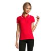Поло женское PRACTICE WOMEN 270, красный, белый