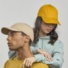 Бейсболка DAD HAT-S, 6 клиньев, металлическая застежка, бежевый