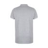 Рубашка-поло мужская SPECTRUM, серый меланж, белый