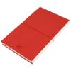 Набор подарочный SILENT-ZONE: бизнес-блокнот, ручка, наушники, коробка, стружка, бело-красный, белый, красный