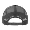 Бейсболка RAPPER COTTON-S, 5 клиньев, пластиковая застёжка, черный, темно-серый