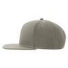 Бейсболка "SNAP BACK-S", 6 клиньев, пластиковая застежка, серый