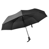 Зонт складной "Hebol", полуавтомат, черный