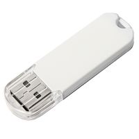 USB flash-карта UNIVERSAL (8Гб), белая, 5,8х1,7х0,6 см, пластик, белый