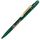 MIR, ручка шариковая с золотистым клипом, зеленый, пластик/металл, зеленый, золотистый