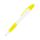 Ручка шариковая с грипом N4, белый, желтый