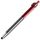 Ручка шариковая со стилусом PIANO TOUCH, графит, красный