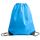 Рюкзак мешок с укреплёнными уголками BY DAY, голубой, 35*41 см, полиэстер 210D, голубой