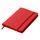 Блокнот SHADY JUNIOR с элементами планирования,  А6, красный, кремовый блок, красный  обрез, красный