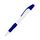 Ручка шариковая с грипом N4, белый, синий