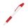 Ручка шариковая с грипом N4, белый, красный