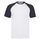 Футболка мужская SHORT SLEEVE BASEBALL T 160, темно-синий, белый