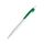 Ручка шариковая KIFIC, пластик, белый, зеленый