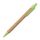 Ручка шариковая YARDEN, зеленый, натуральная пробка, пшеничная солома, ABS пластик, 13,7 см, зеленый