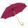 Зонт-трость с деревянной ручкой, полуавтомат; бордовый; D=103 см, L=90см; 100% полиэстер, бордовый