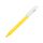Ручка шариковая LEVEL, пластик, желтый, белый