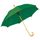 Зонт-трость с деревянной ручкой, полуавтомат; зеленый; D=103 см, L=90см; 100% полиэстер, зеленый