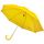 Зонт-трость с пластиковой ручкой, механический; желтый; D=103 см; 100% полиэстер 190 T, желтый
