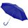 Зонт-трость с пластиковой ручкой, механический; синий; D=103 см; 100% полиэстер 190 T, синий