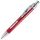 Ручка шариковая FUTURA, пластик/металл, красный, серебристый