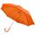 Зонт-трость с пластиковой ручкой, механический; оранжевый; D=103 см; 100% полиэстер 190 T, оранжевый