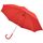 Зонт-трость с пластиковой ручкой, механический; красный; D=103 см; 100% полиэстер 190 T, красный