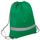 Рюкзак мешок RAY со светоотражающей полосой, зеленый