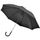 Зонт-трость с пластиковой ручкой, механический; черный; D=103 см; 100% полиэстер 190 T, черный