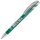 Ручка шариковая MANDI SAT, зеленый, серебристый