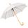 Зонт-трость с деревянной ручкой, полуавтомат; белый; D=103 см, L=90см; 100% полиэстер, белый