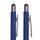Ручка шариковая FACTOR GRIP со стилусом, синий, серый