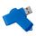 USB flash-карта SWING (8Гб), синий, 6,0х1,8х1,1 см, пластик, синий
