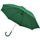 Зонт-трость с пластиковой ручкой, механический; зеленый; D=103 см; 100% полиэстер 190 T, зеленый